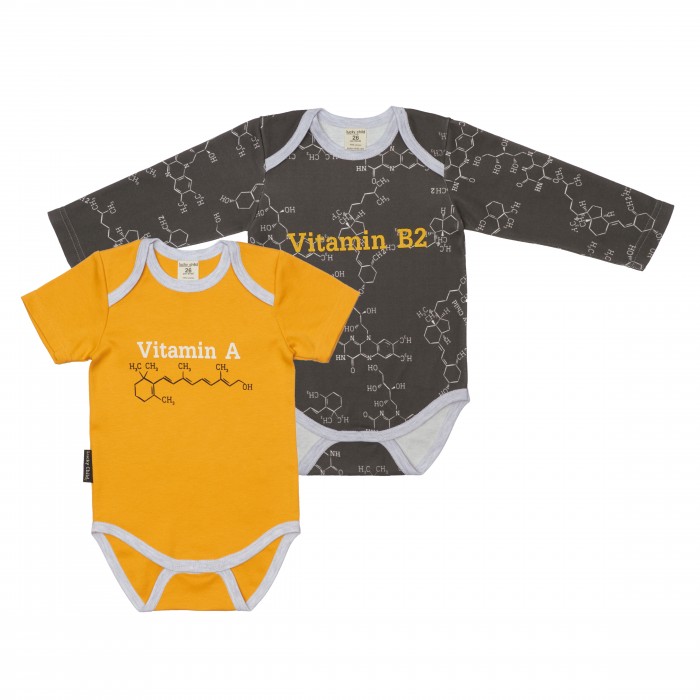 

Lucky Child Комплект детский боди Витамин 2 шт. 38-19, Комплект детский боди Витамин 2 шт. 38-19