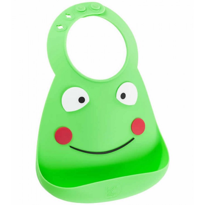 фото Нагрудник make my day baby bib frog