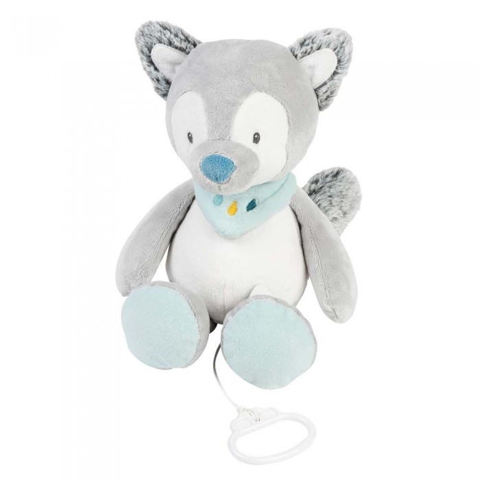 фото Мягкая игрушка nattou musical soft toy tim & tiloo волк музыкальная 30 см