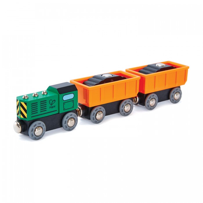 Hape Игровой набор Поезд с грузовыми вагонами E3718A tooky toy игровой набор железная дорога поезд спасателей th683