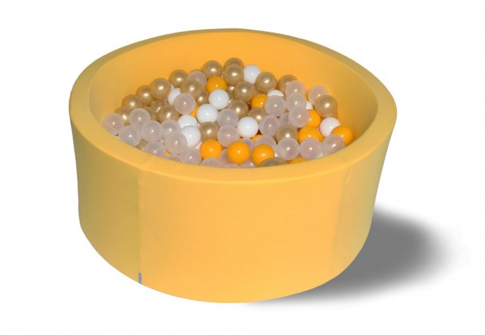  Hotenok Сухой бассейн Лимонное золото 40 см с комплектом шаров 200 шт.