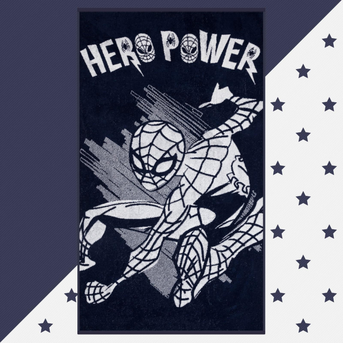 Marvel Полотенце махровое Hero power Человек Паук 130х70 см - фото 1