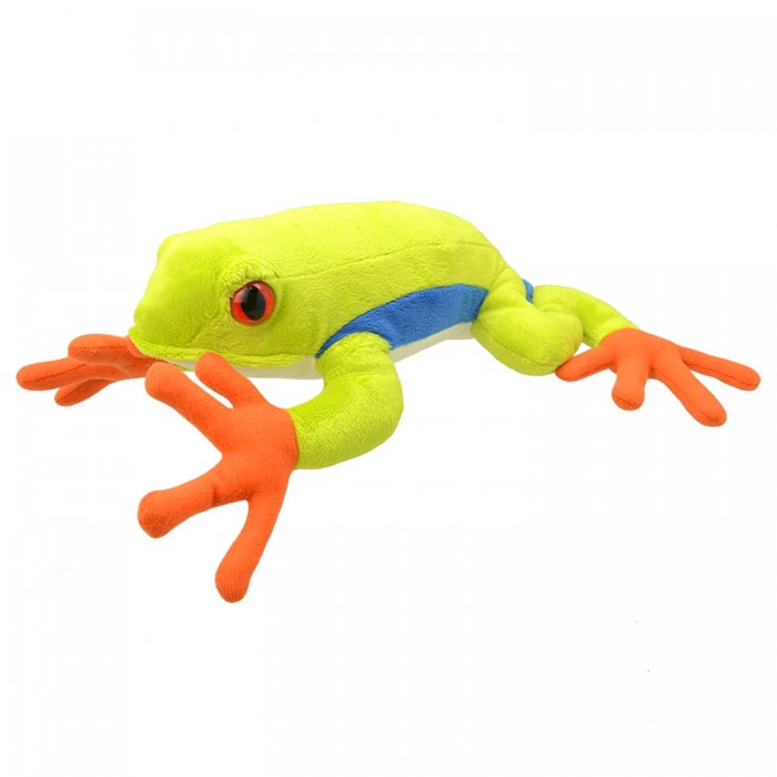 Мягкая игрушка All About Nature Древесная лягушка 25 см мягкая игрушка unaky soft toy лягушка синдерелла в жёлтой флисовой толстовке 24 см 0973520 18