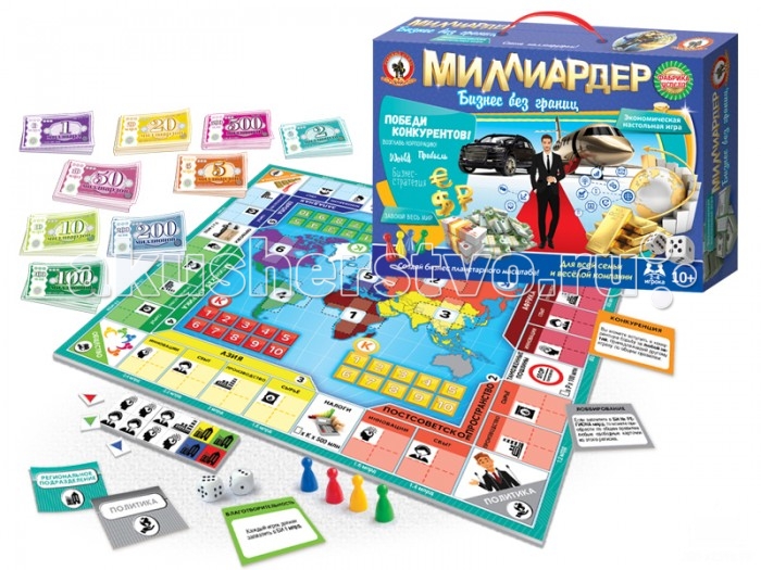 

Русский стиль Настольная игра экономическая. Миллиардер, Настольная игра экономическая. Миллиардер