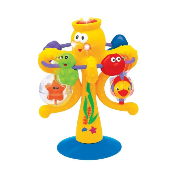 Развивающая игрушка Kiddieland Осьминог на присоске munchkin игрушка для ванны поймай светящуюся звезду catch