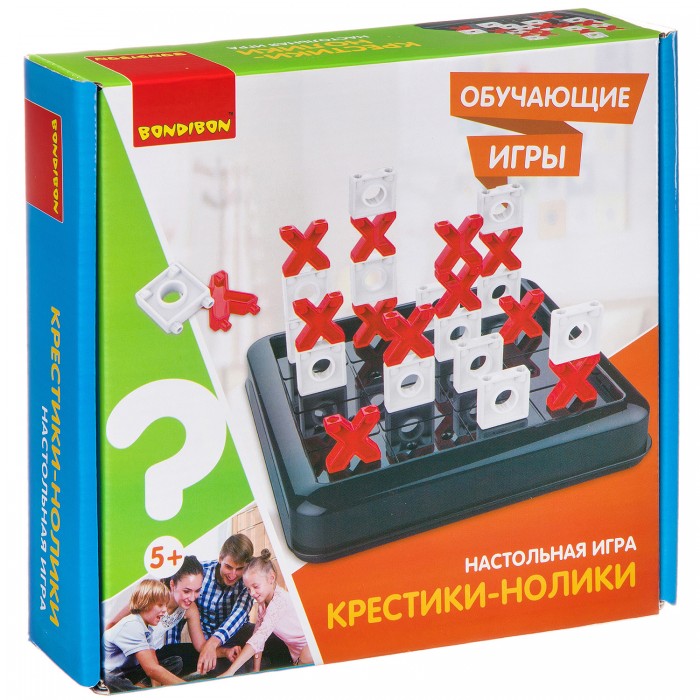 

Bondibon Настольная игра Крестики-Нолики, Настольная игра Крестики-Нолики