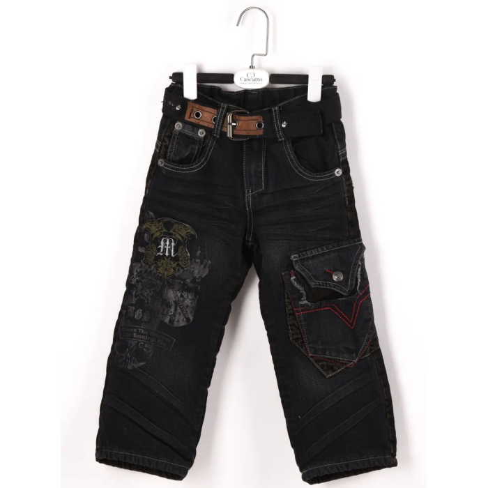 цена Брюки и джинсы Cascatto Джинсы утеплённые для мальчика 926031