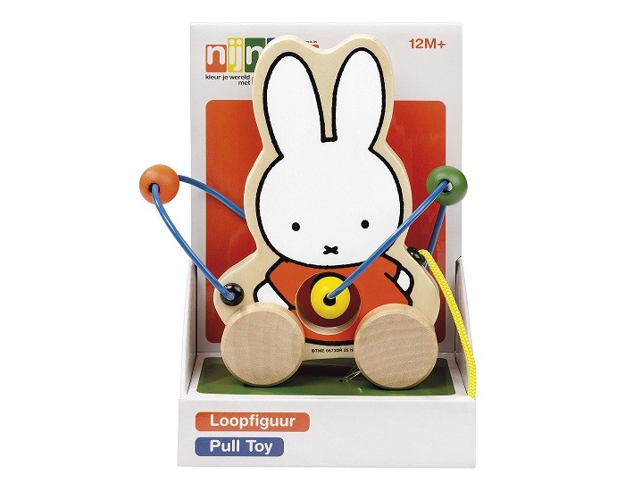 фото Деревянная игрушка totum miffy лабиринт с бусинами