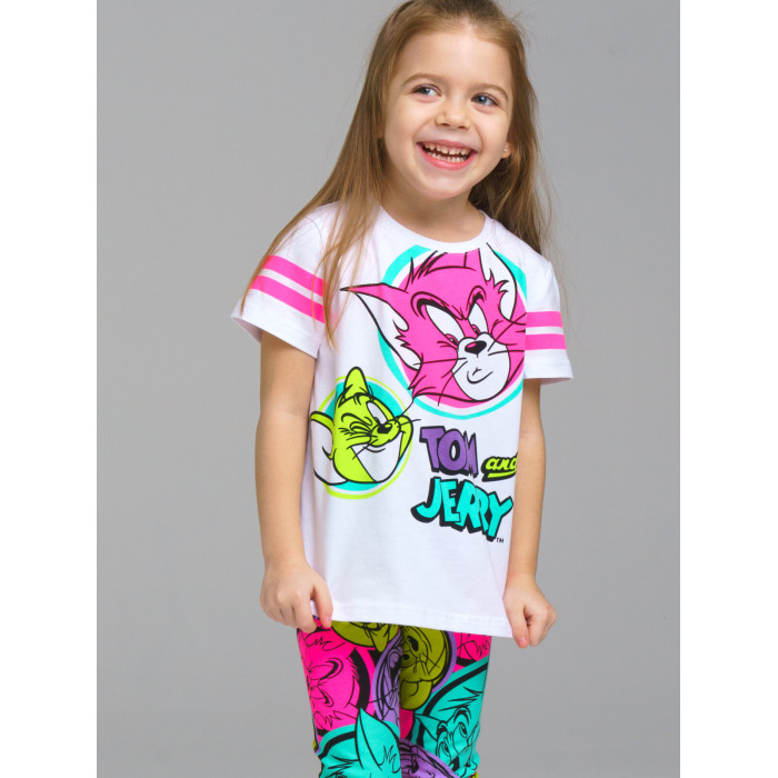 комплекты детской одежды playtoday комплект для девочек digitize tween girls футболка шорты Футболки и топы Playtoday Футболка для девочек Digitize kids girls