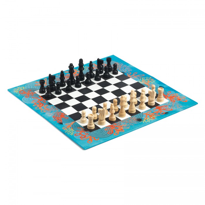Настольные игры Djeco Шахматы 05216 шахматы узор 1 настольные игры