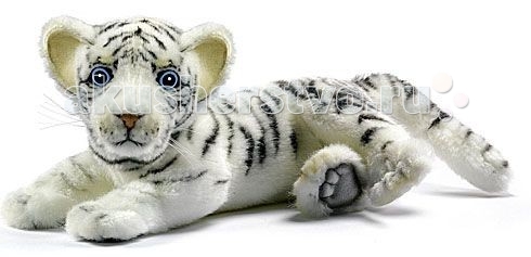 Мягкая игрушка Hansa Белый тигренок лежащий 26 см