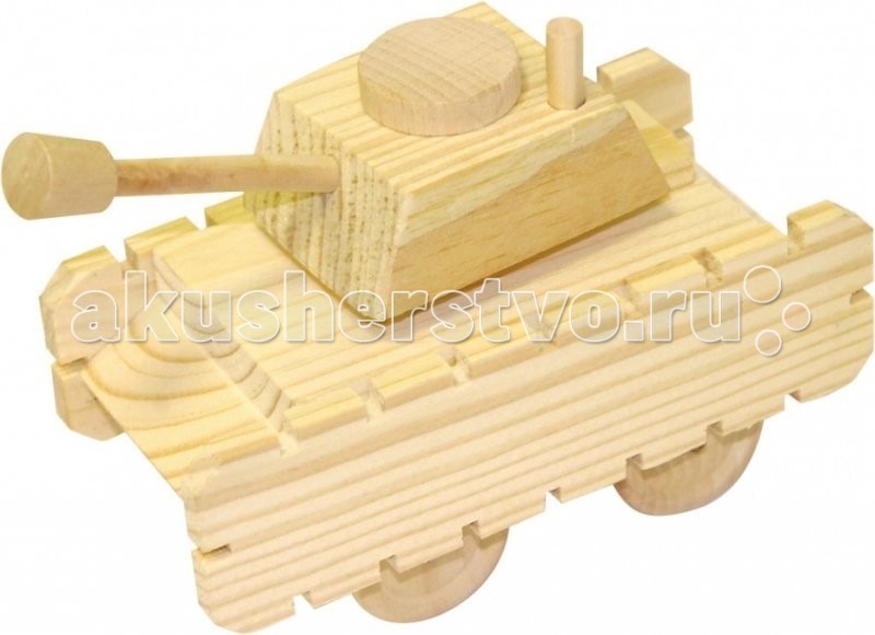 Сборная модель Танк, деревянный конструктор