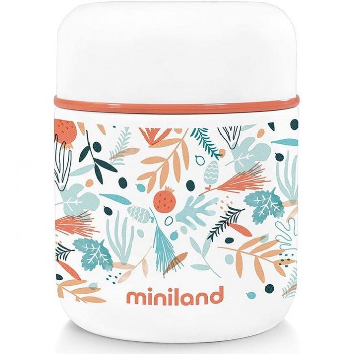 Термос Miniland Mediterranean Mini для еды с сумкой 280 мл