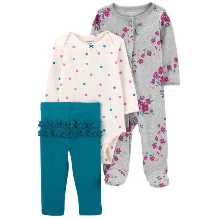 Комплекты детской одежды Carter's Комплект для девочки 1M755010