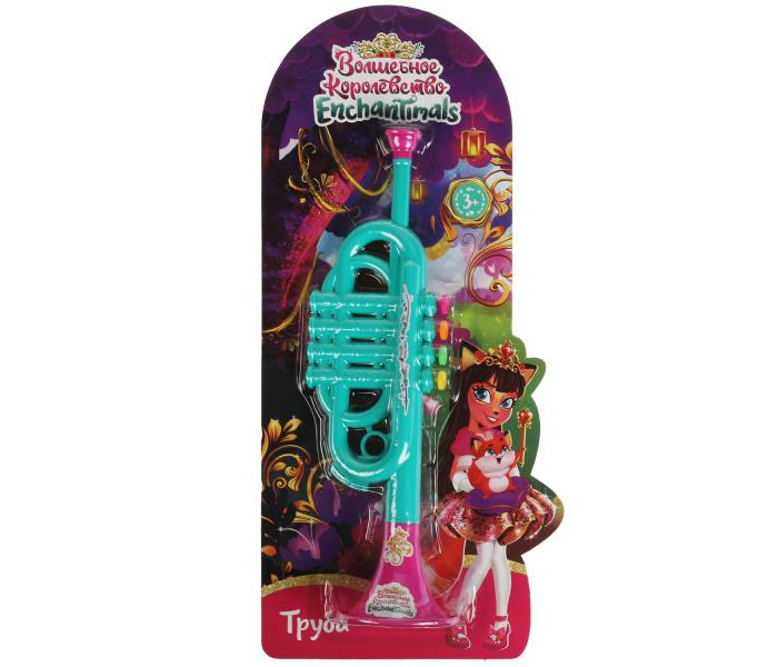 музыкальные инструменты chicco игрушка труба Музыкальные инструменты Играем вместе Труба Enchantimals