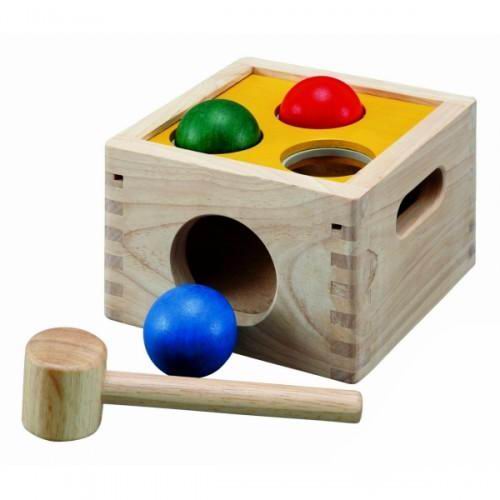 Деревянная игрушка Plan Toys Забивалка Молоток с шарами 9424