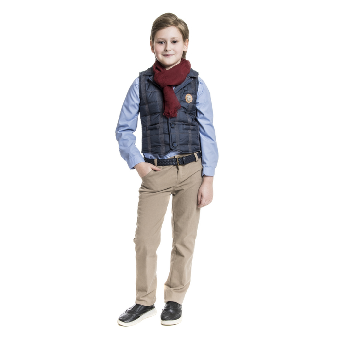 Комплекты детской одежды Cascatto Комплект для мальчика (брюки, рубашка, жилет, шарф, ремень) G-KOMM18