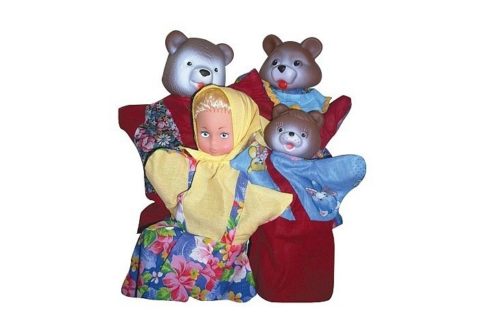 Ролевые игры Русский стиль Кукольный театр Три медведя 4 персонажа