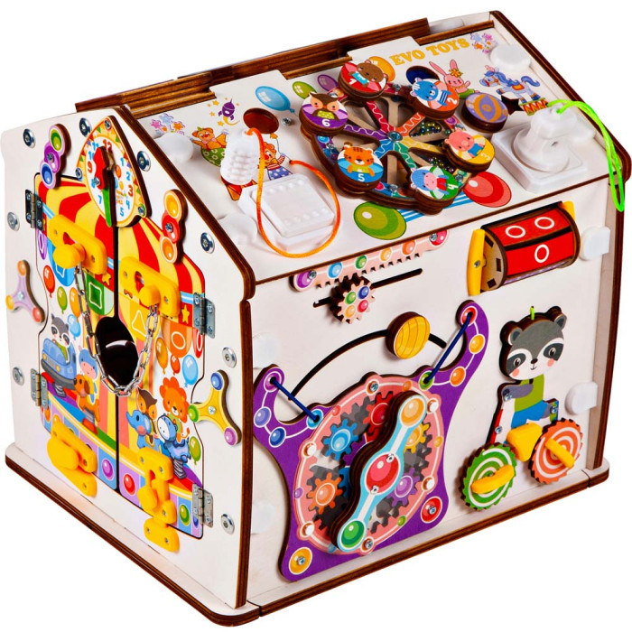 Развивающая игрушка Evotoys Домик разборный ЭвоПарк 30х30х25 см