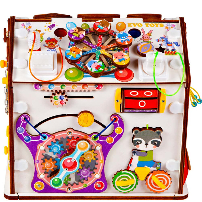Развивающая игрушка Evotoys Домик разборный ЭвоПарк 30х30х25 см
