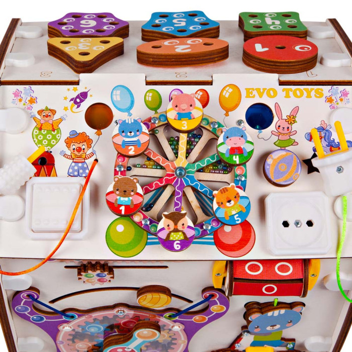 Развивающая игрушка Evotoys Домик разборный ЭвоПарк 30х30х25 см