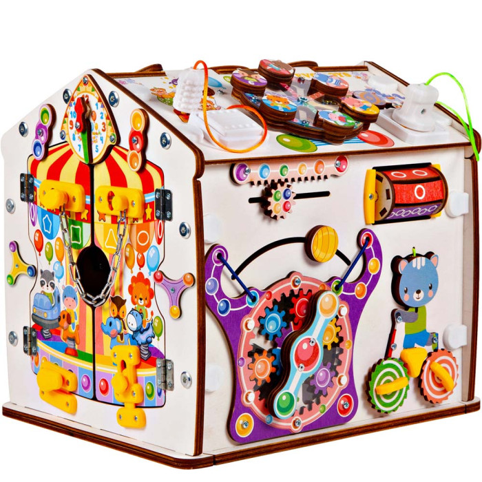 Развивающая игрушка Evotoys Домик разборный ЭвоПарк 30х30х25 см