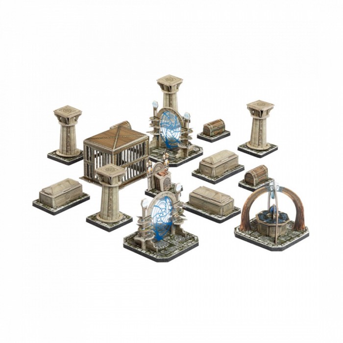 Сборные модели Умная бумага Игровой набор из картона Подземелье Набор декора сборные модели умная бумага игровой набор из картона подземелье храм тронный зал