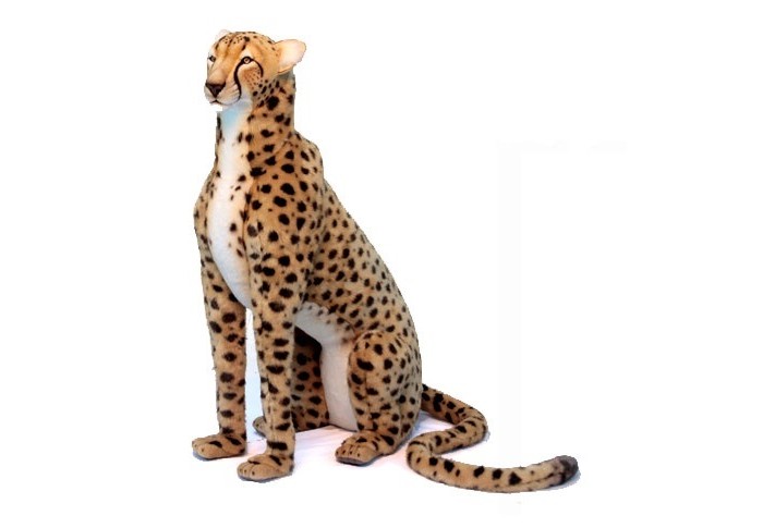 фото Мягкая игрушка hansa гепард сидящий 110 см