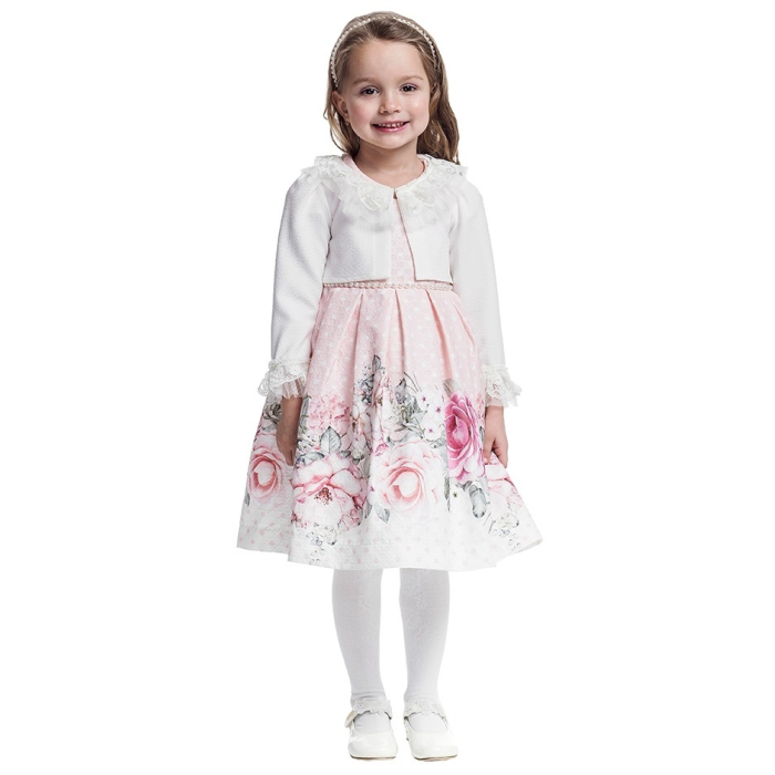 Комплекты детской одежды Cascatto Комплект для девочки (платье, жакет и ободок) G-PL18/02-2-6