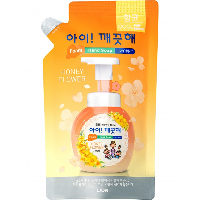  CJ Lion Пенное мыло для рук Ai - Kekute Цветочный Мёд запасной блок 200 мл