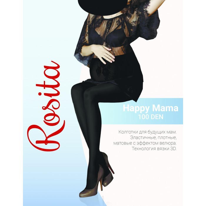 Колготки и чулки Rosita Колготки для будущих мам Rosita Happy mama 100 den mama style одежда для будущих мам