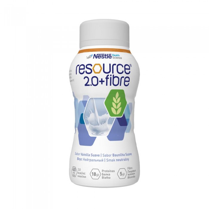  Nestle Health Science Resource 2.0+Fibre Жидкая смесь с нейтральным вкусом 200 мл