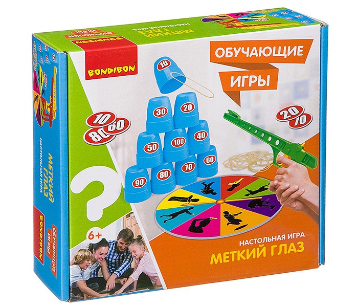 

Bondibon Настольная игра Меткий глаз, Настольная игра Меткий глаз