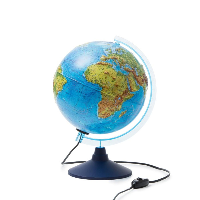 Globen Интерактивный глобус физико-политический рельефный с подсветкой 210 мм INT12100302