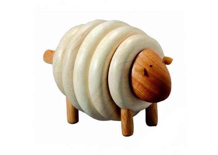 фото Деревянная игрушка plan toys овечка