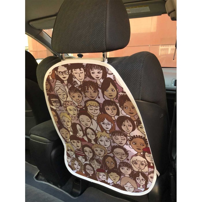 Аксессуары для автомобиля JoyArty Защитная накидка на спинку автомобильного сидения Женское разнообразие