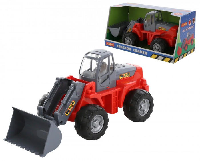Машины Полесье Трактор-погрузчик 9661_PLS машины полесье игрушка трактор беларусь