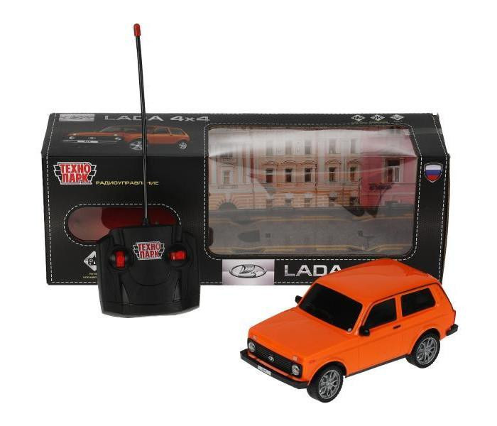 Технопарк Машина радиоуправляемая Lada 4x4 LADA4X4-18L-OR радиоуправляемая машина lada granta полиция тм autodrive 40 mhz м1 16 jb0404725