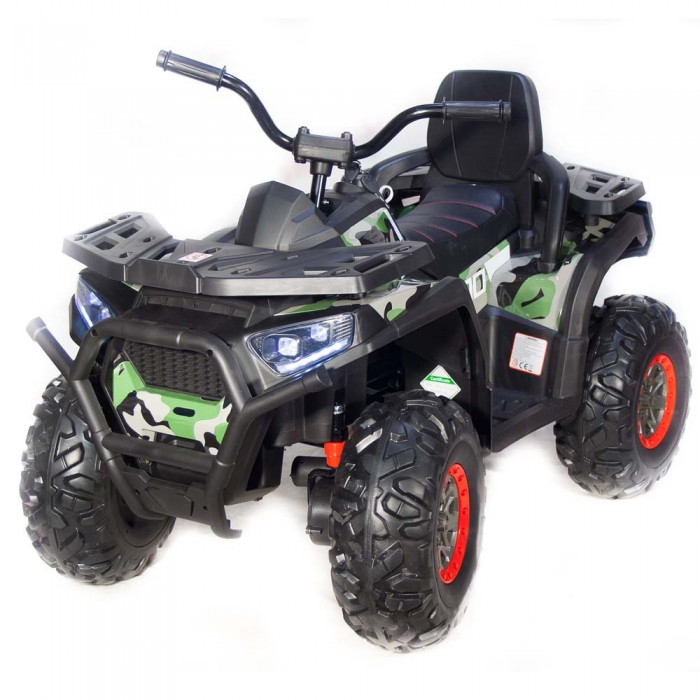 

Электромобиль Toyland Квадроцикл Qwatro Army 4х4 ХМХ60, Квадроцикл Qwatro Army 4х4 ХМХ60