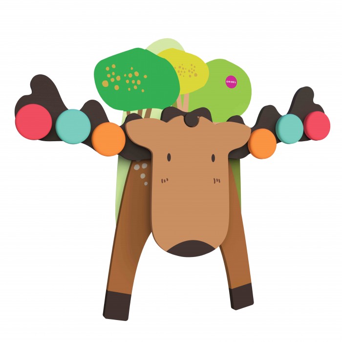 Деревянная игрушка Oribel Vertiplay Игра на баланс Лось Гуфи папитто комплект одежды клетка лось