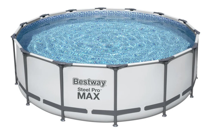 Бассейн Bestway Каркасный бассейн Steel Pro Max 488х122 см бассейн каркасный bestway 457х122 см steel pro max 56438 фильтр насос лестница тент 16015 л