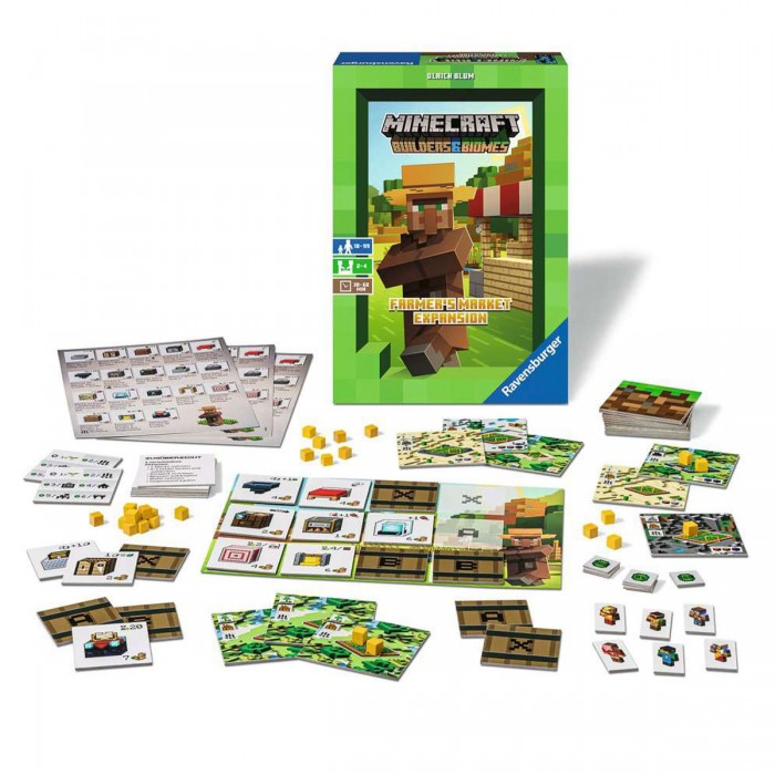 Настольные игры Ravensburger Настольная игра Майнкрафт расширение Фермерский дополнение ravensburger alea майнкрафт фермерский рынок