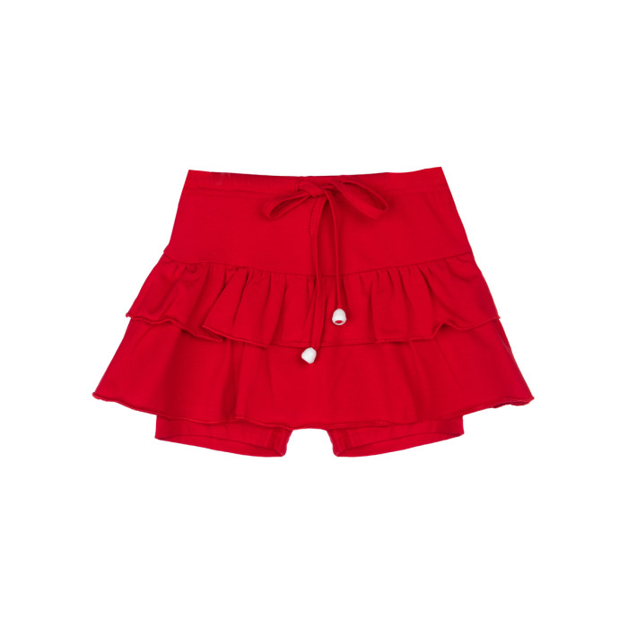 Playtoday Юбка-шорты детские трикотажные для девочки Cherry 12322107, размер 98
