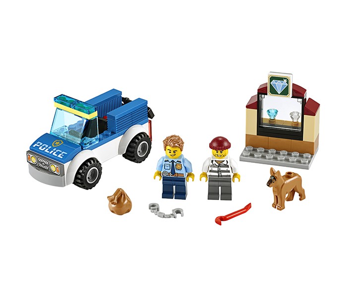 Набор LEGO Полицейская машина (Сити Полиция). Инструкция, состав деталей.