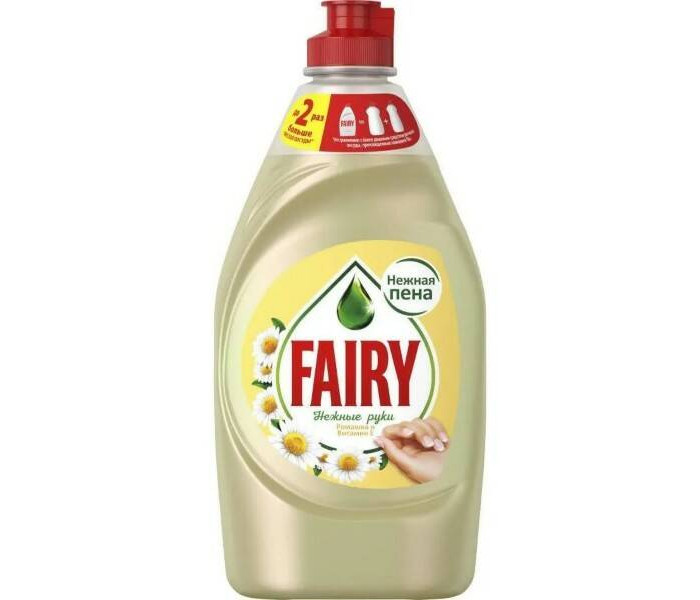 Fairy Средство для мытья посуды Нежные руки Ромашка и витамин E 1,35 л 81692308 - фото 1