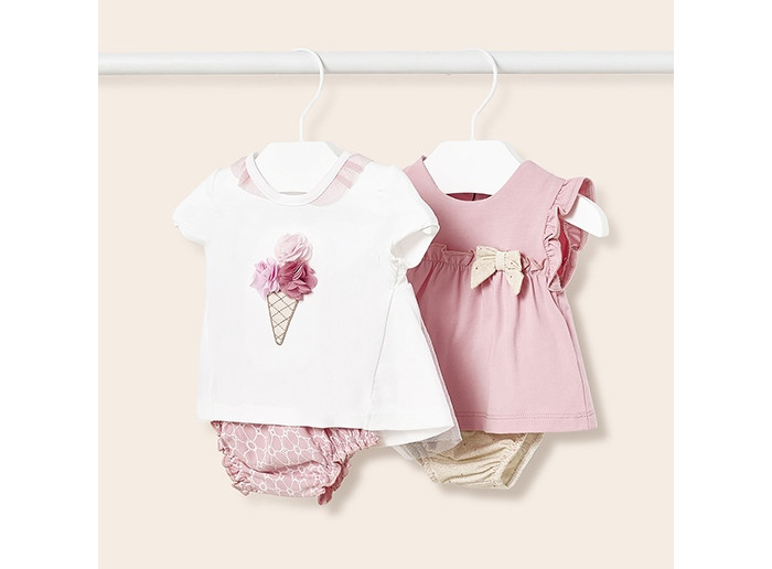 

Mayoral Newborn Комплект для девочки Мороженое, Newborn Комплект для девочки Мороженое