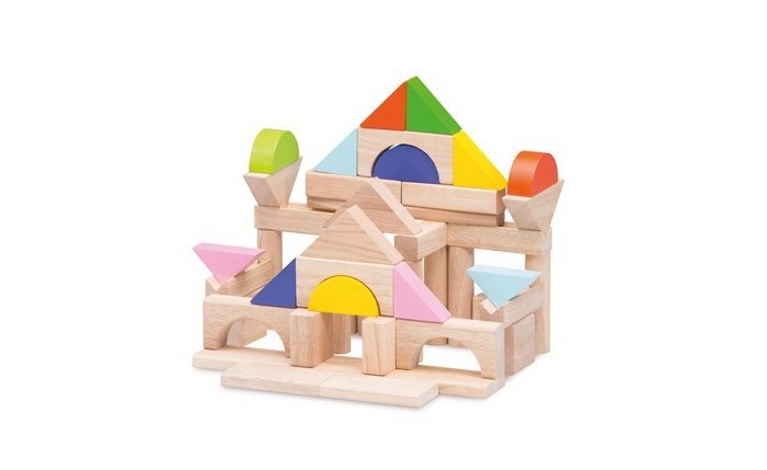 Деревянная игрушка Wonderworld Набор цветных кубиков 50 шт.