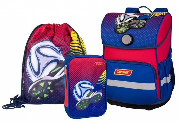Школьные рюкзаки Target Collection Ранец Football FCB 3 в 1 школьные рюкзаки target collection ранец football fcb