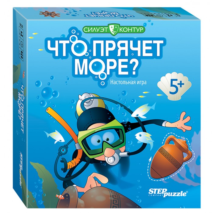 

Step Puzzle Настольная игра Что прячет море, Настольная игра Что прячет море