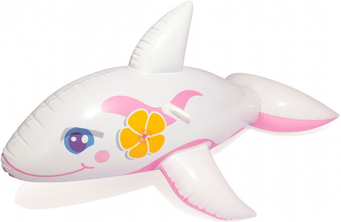 Матрасы для плавания Bestway Надувная касатка для катания верхом игрушка intex 58535 для катания по воде дельфинчик